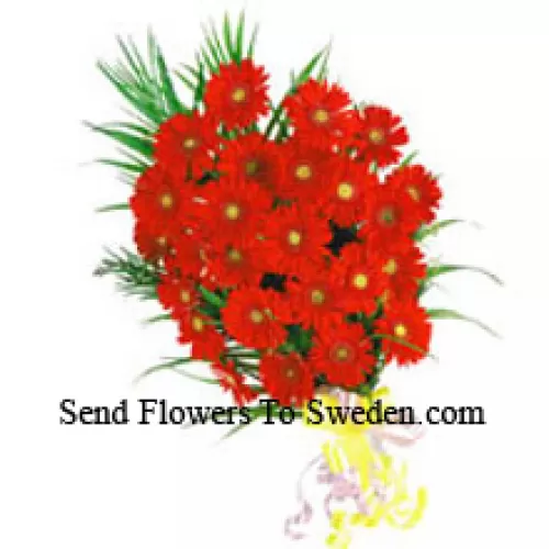 Bouquet de 25 Gerberas Rouges