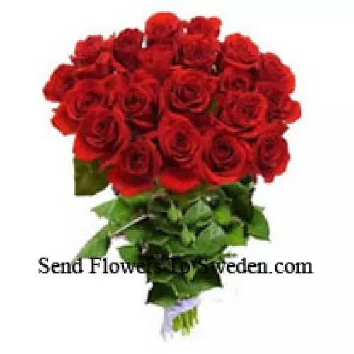 Bunch Of 25 Red Roses